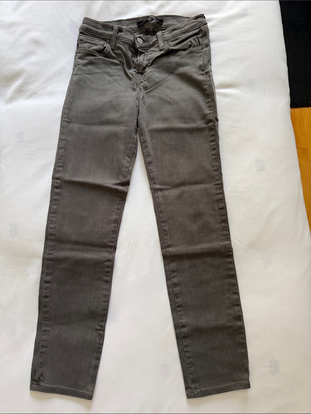 J Brand Slim Ankle Jeans in Charcoal Gray
